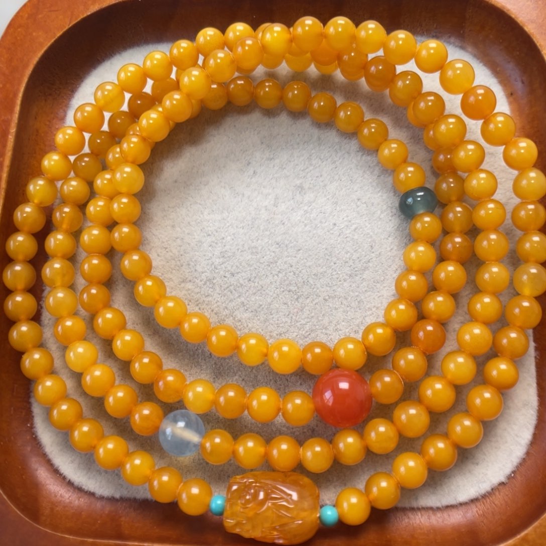 蜜蜡未镶嵌手串蜜蜡