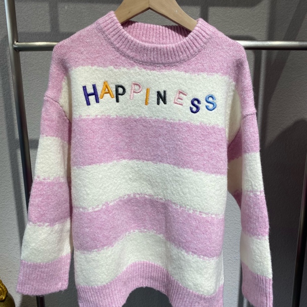 003儿童条纹毛衣