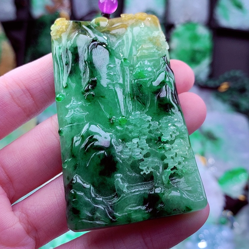 【闪购商品】翡翠颈饰未镶嵌I挂件