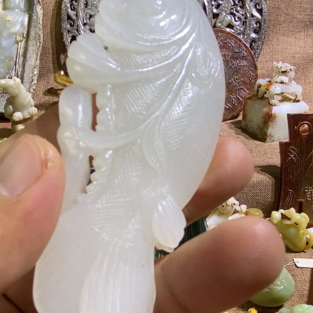 8***6和田玉（糖玉）未镶嵌挂件