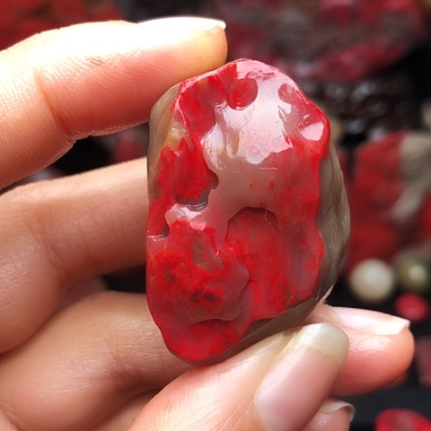 昌化鸡血石昌化鸡血石原石