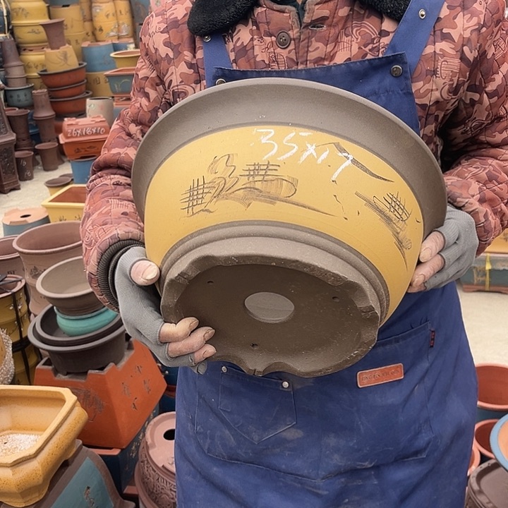 紫砂紫砂花盆也在