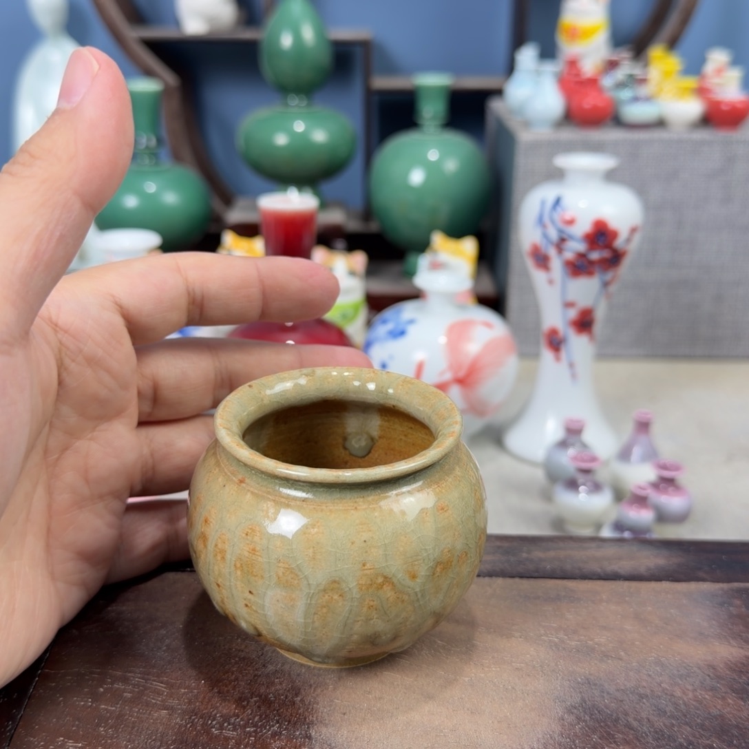 陶瓷手工小花器摆件