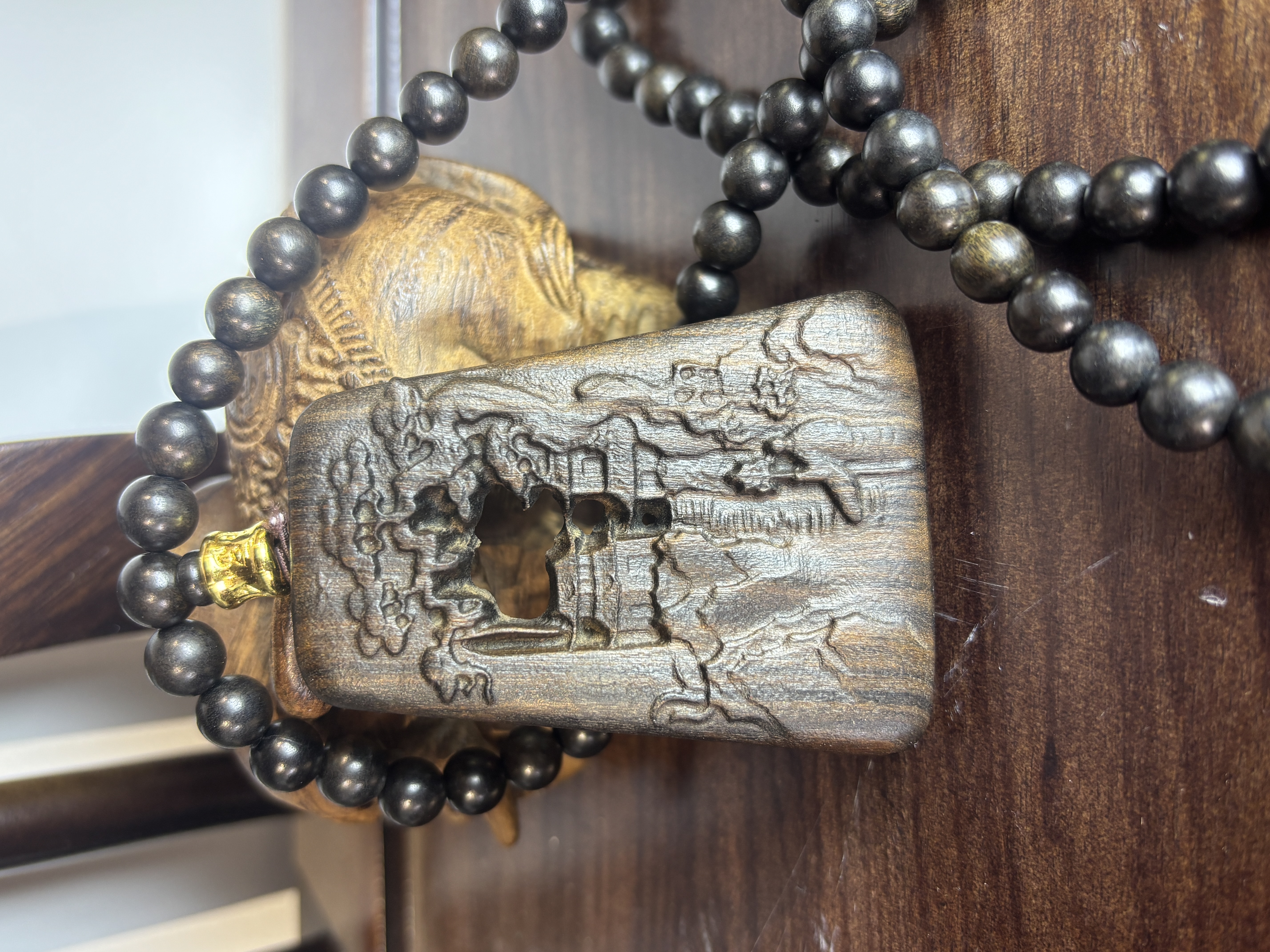 增香沉香木【福依小铺】cx风景挂坠