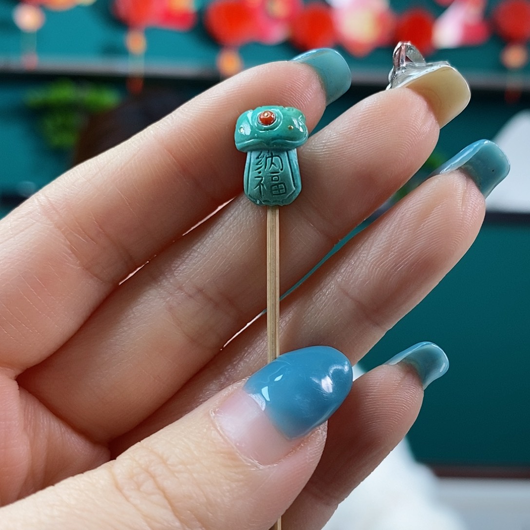 绿松石珠宝奇石未镶嵌