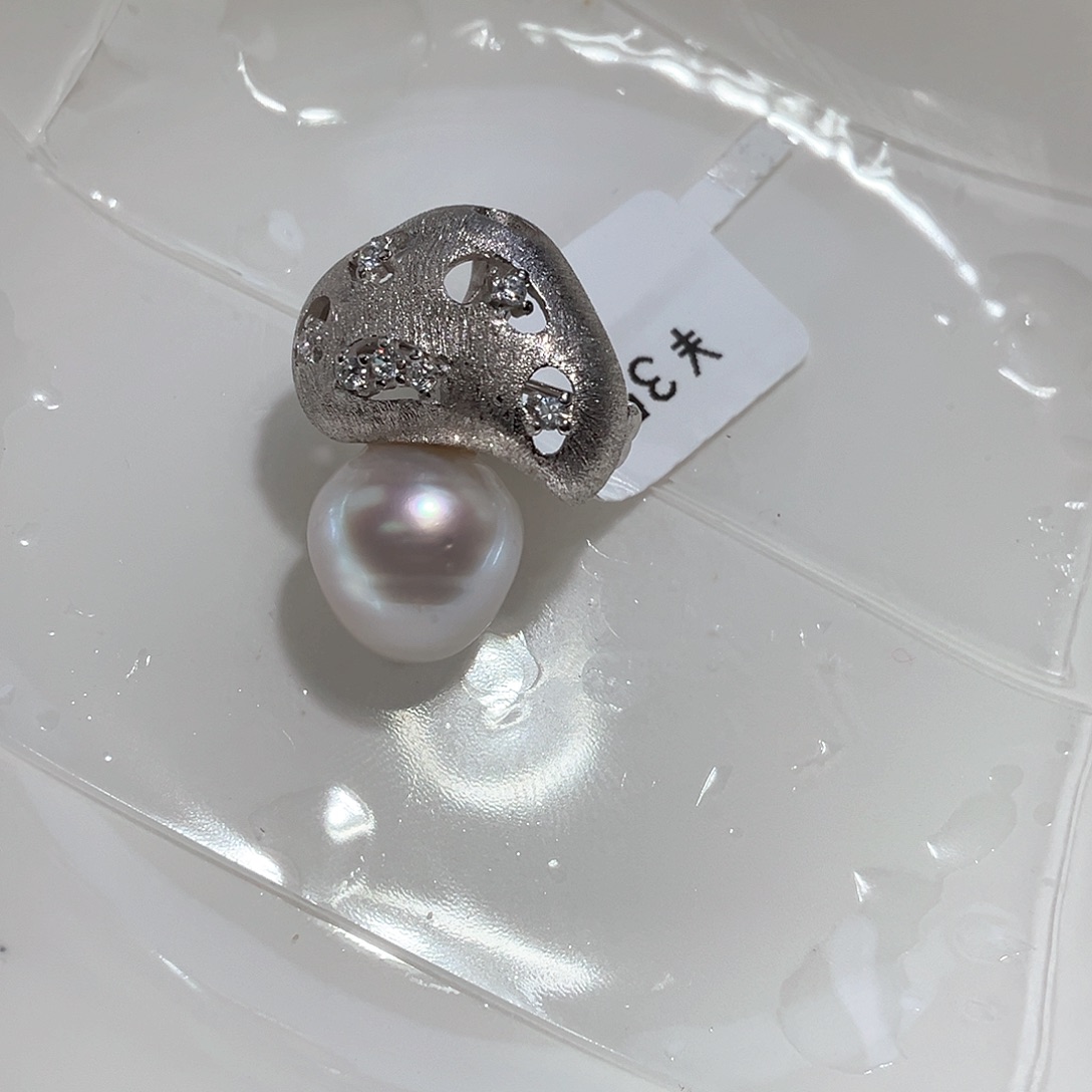 海水珍珠颈饰银S925镶嵌