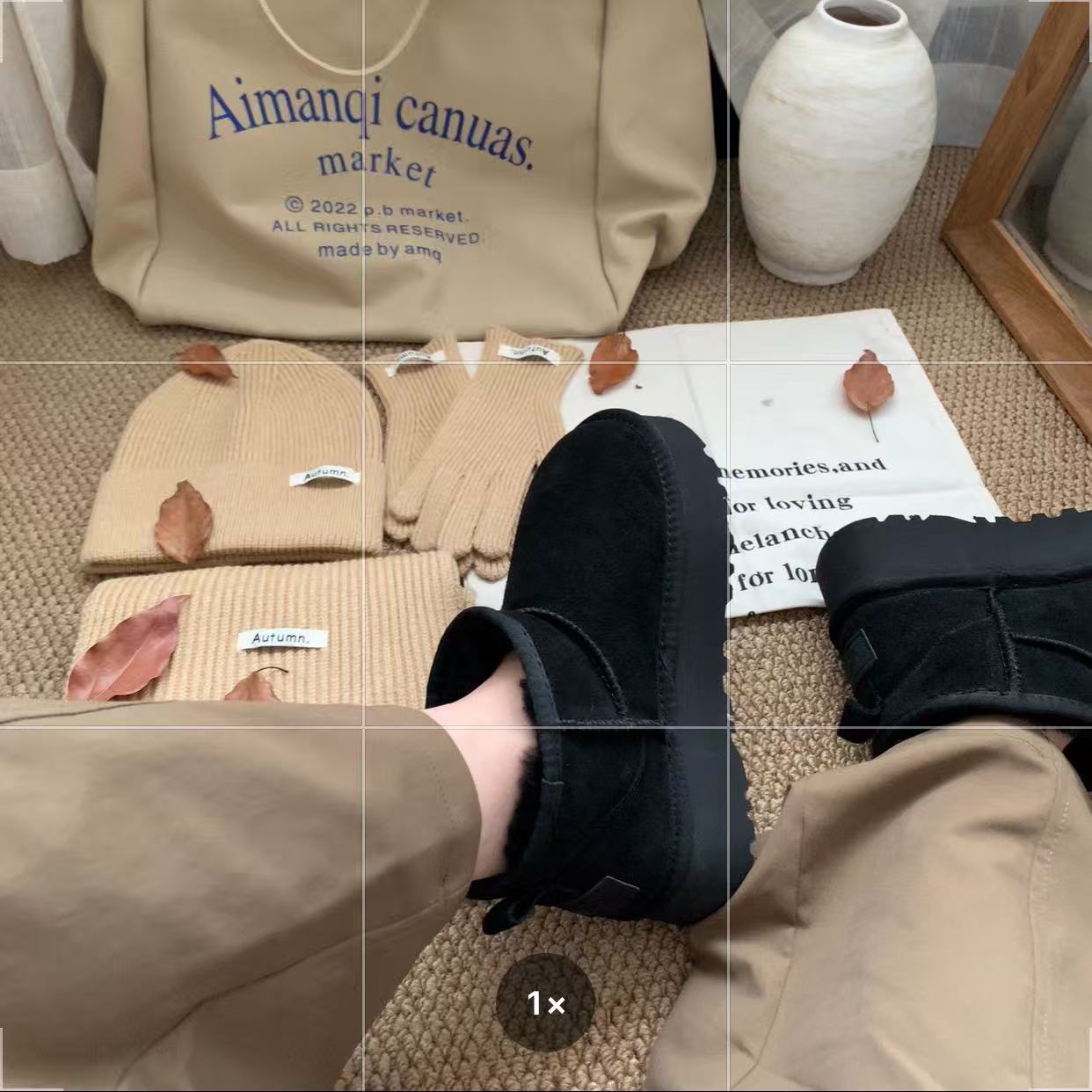 高品露思同款缪系厚底增高5㎝雪地靴-HGX2512886