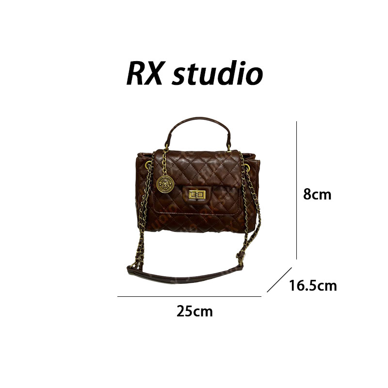 【南沙瑞熙】ZT-D7038-游牧咖 轻奢时尚百搭女士单肩斜跨包