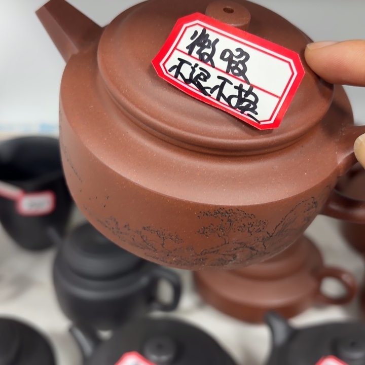紫砂茶壶优秀！宜兴原矿底槽青