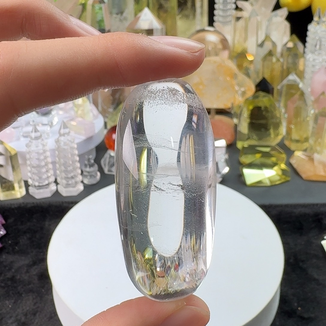 水晶珠宝半成品未镶嵌手握