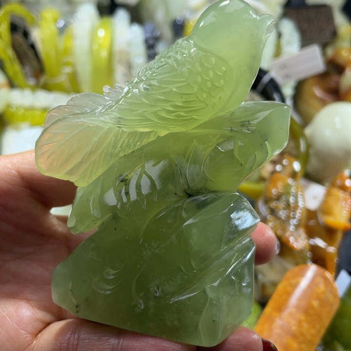 岫玉未镶嵌摆件摆件