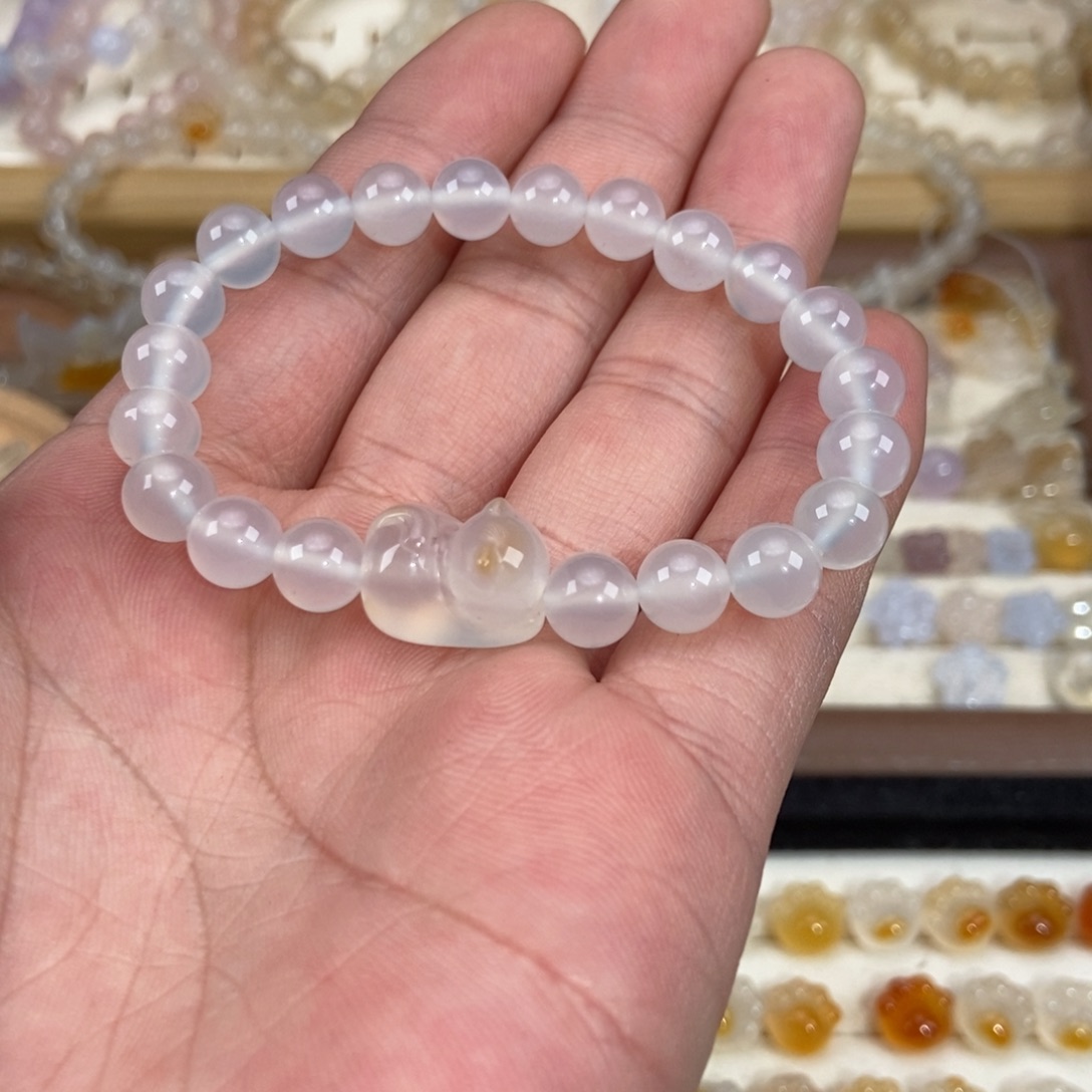 玛瑙/玉髓未镶嵌手链V2