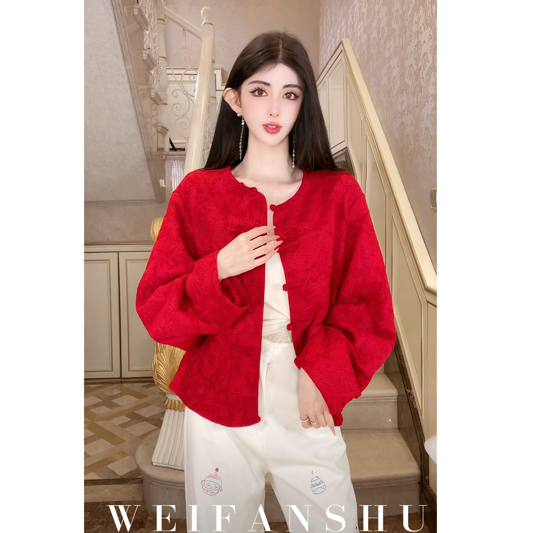 WEIFANSHU/魏凡舒【唐人街】新中式外套