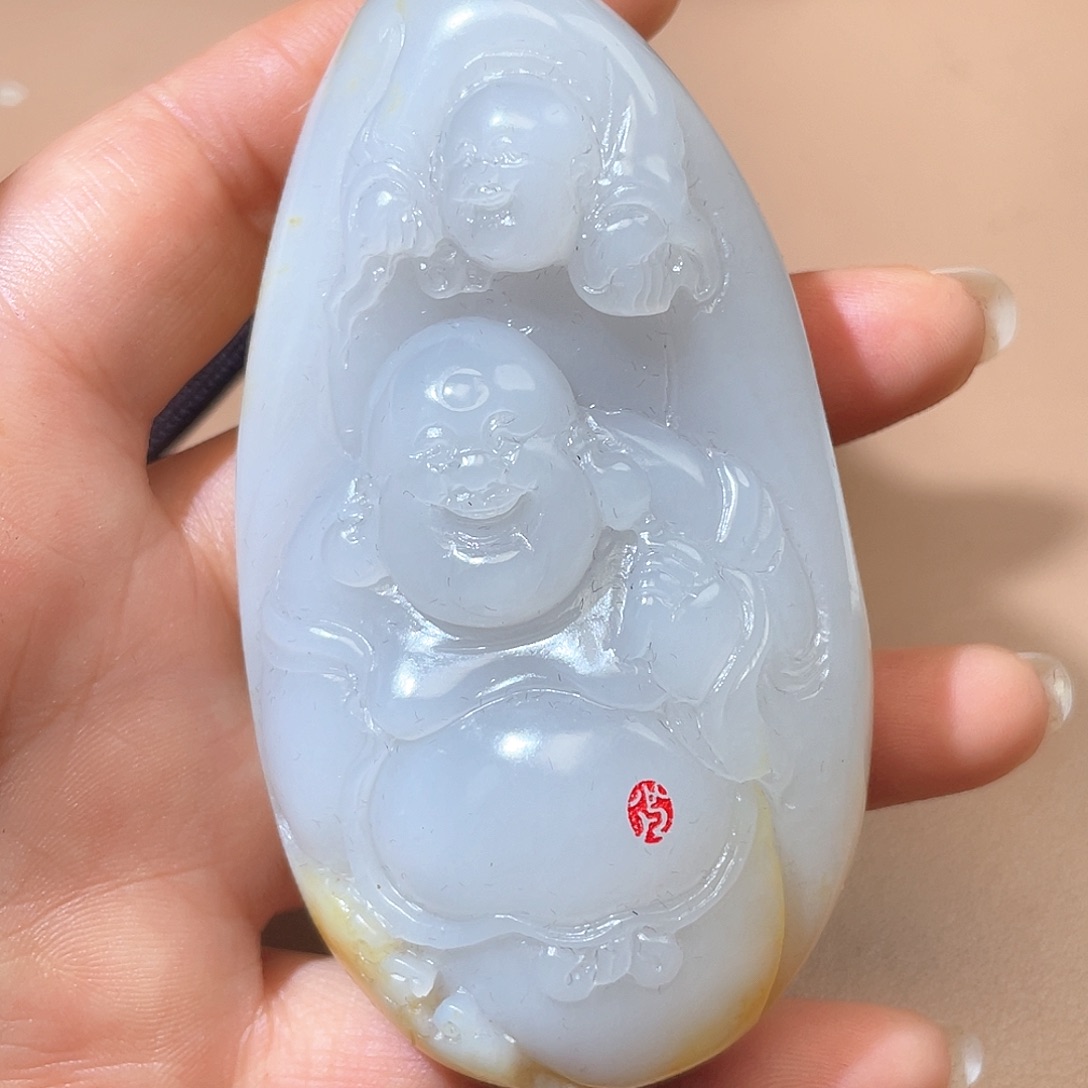和田玉颈饰未镶嵌A7 