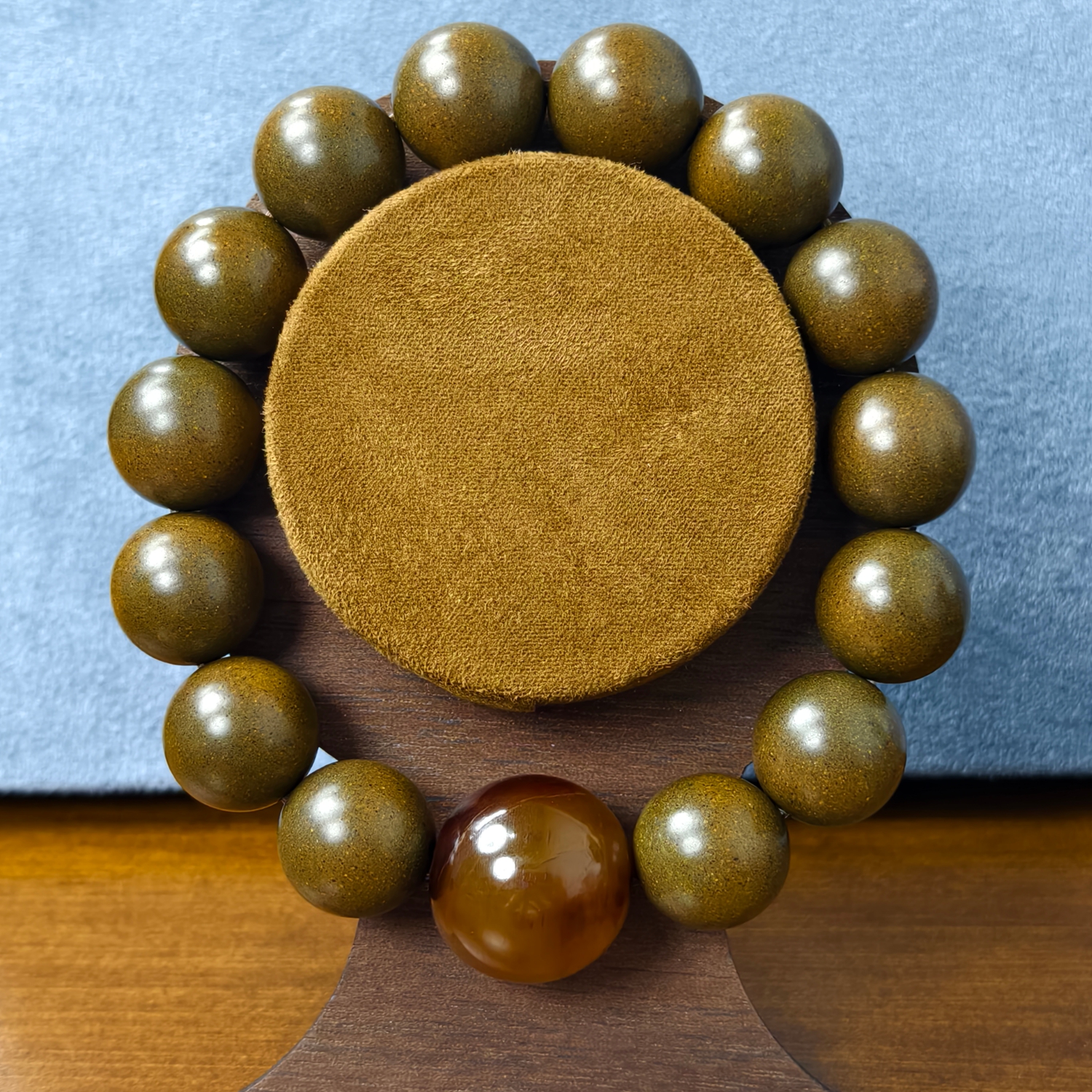 万麓寻香 非遗香药安宫牛黄合香珠手串搭配原创设计天然矿物玉石