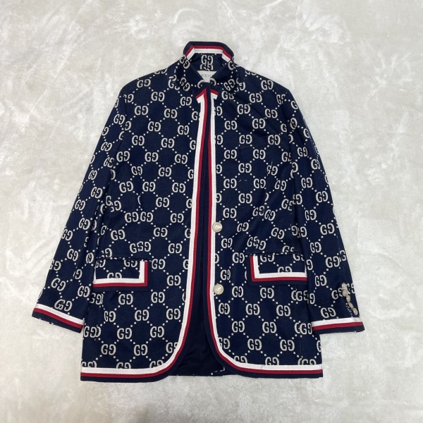 妃鱼/古驰/丝缎、羊毛、亮片/外套/95新/M一二七