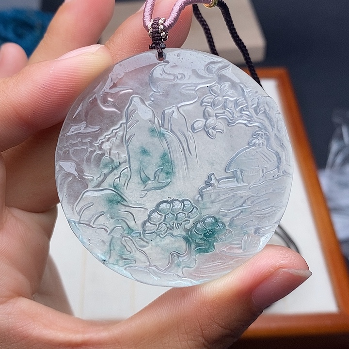 翡翠未镶嵌颈饰419手串