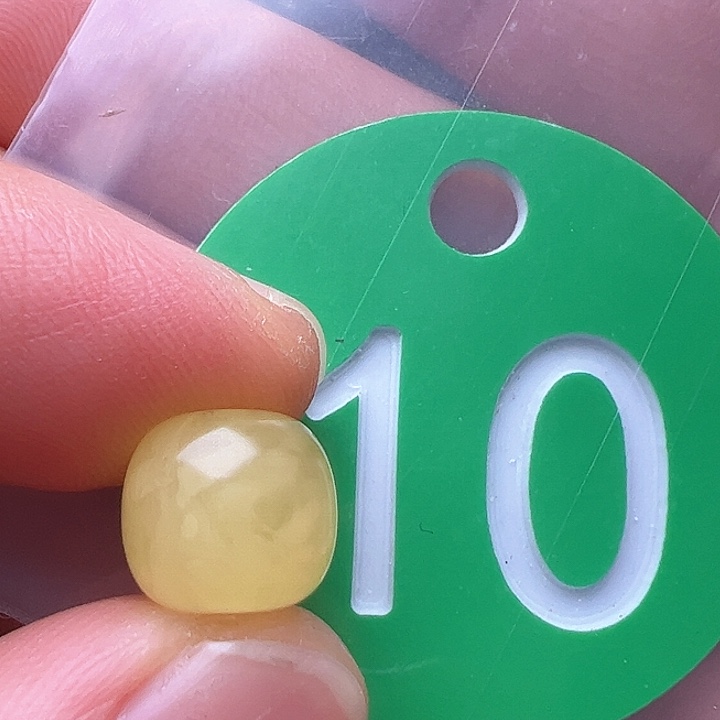 蜜蜡裸石未镶嵌9.5/8.5m m