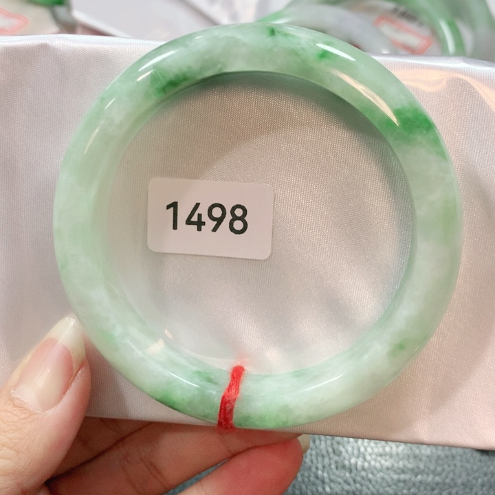 翡翠手镯未镶嵌天然翡翠手镯59