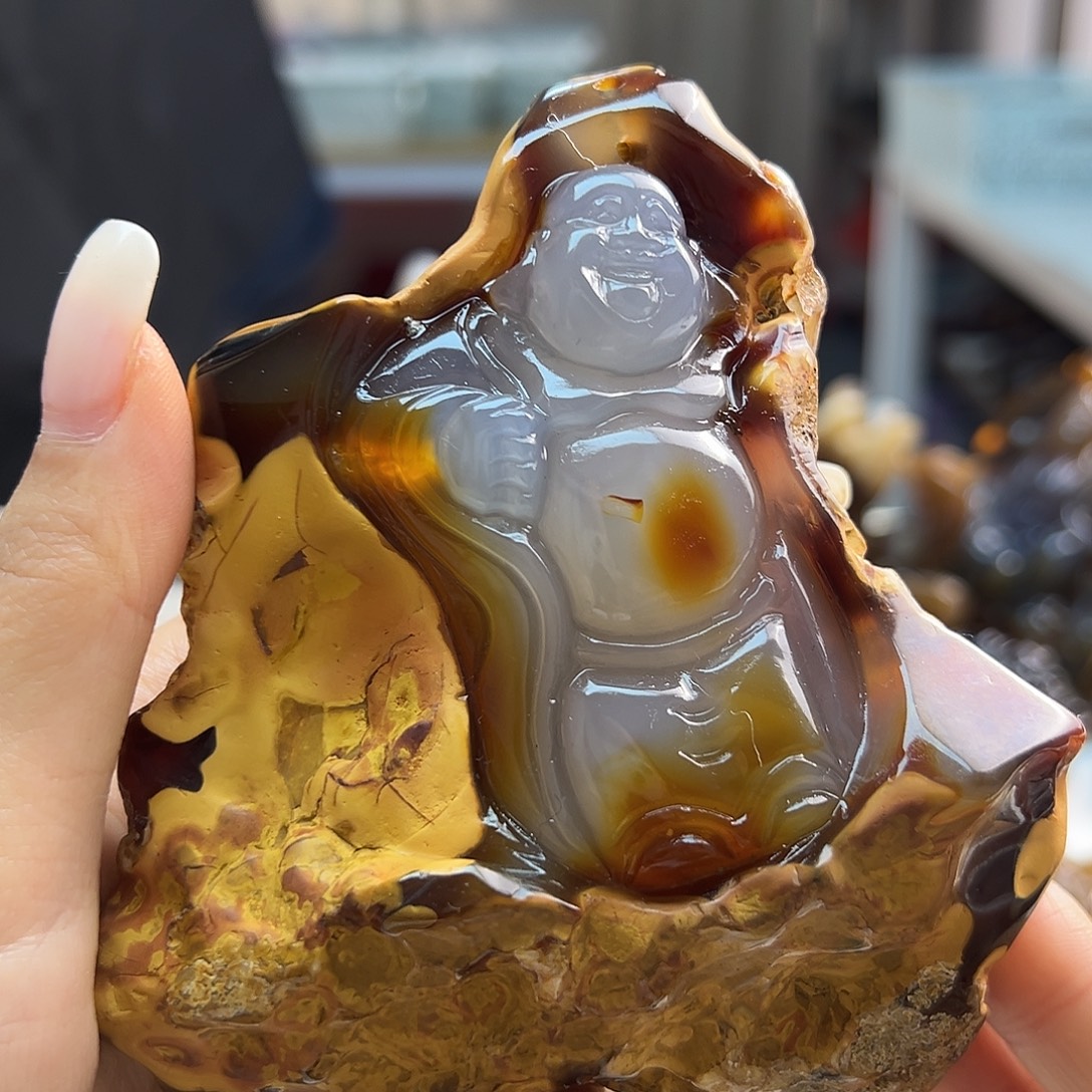 玛瑙/玉髓未镶嵌吊坠(不含链)