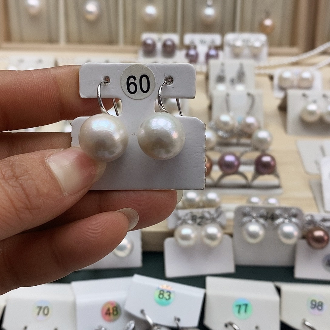 银S925镶嵌淡水珍珠颈饰