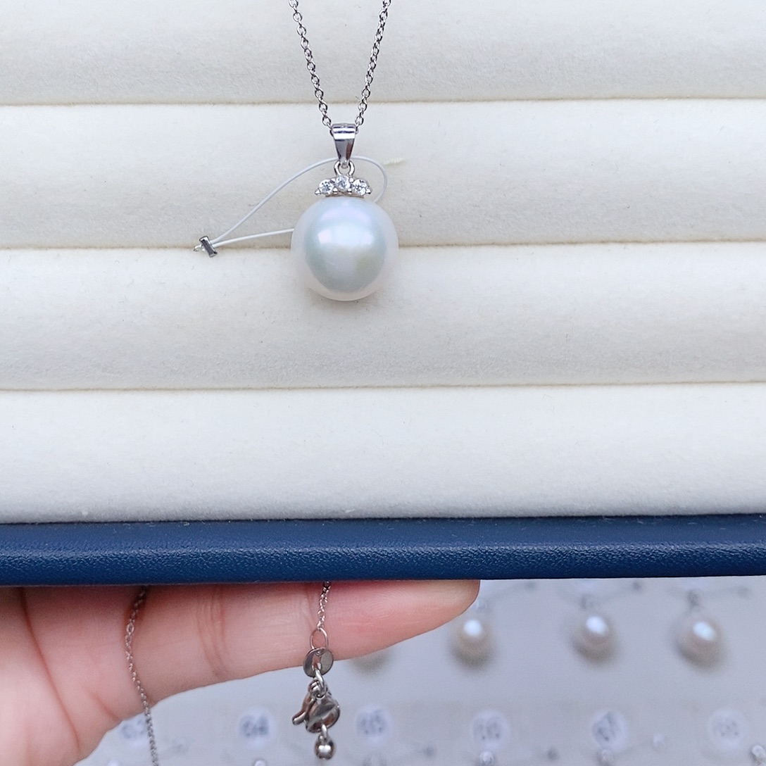 吊坠(赠链)银S925镶嵌淡水珍珠