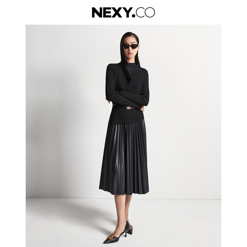 【商场同款】NEXY.CO/奈蔻显瘦气质连衣裙XF05006W0/XF05011E7