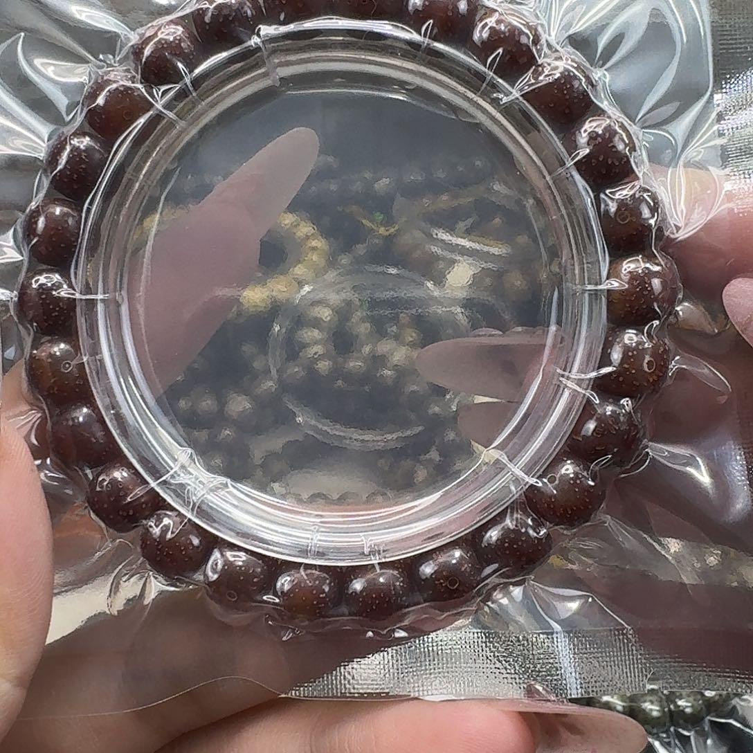 星月菩提手串31尽头爆透粉冰玉化果冻98