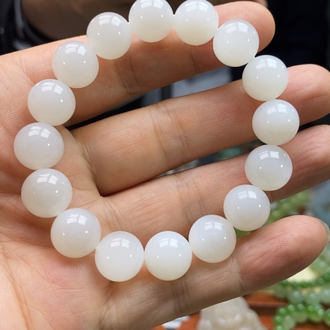 和田玉未镶嵌手链