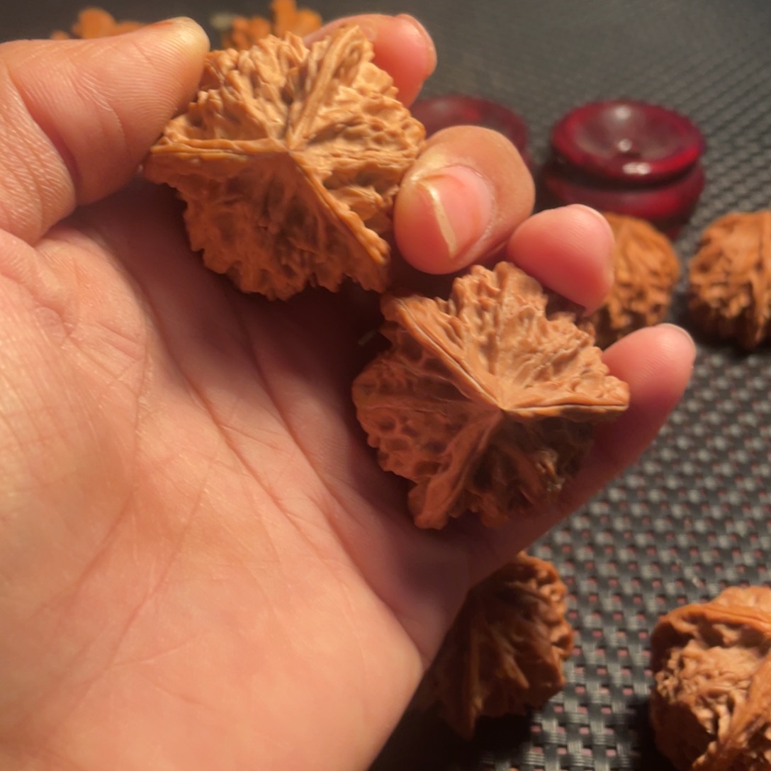 吊坠文玩核桃39mm盘山三棱