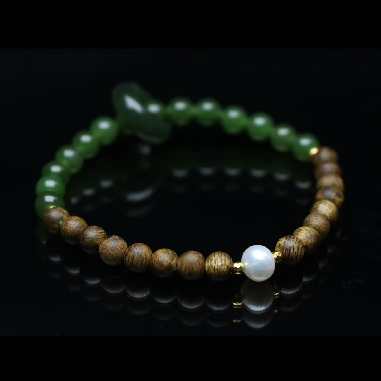 碧玉沉香珍珠经典