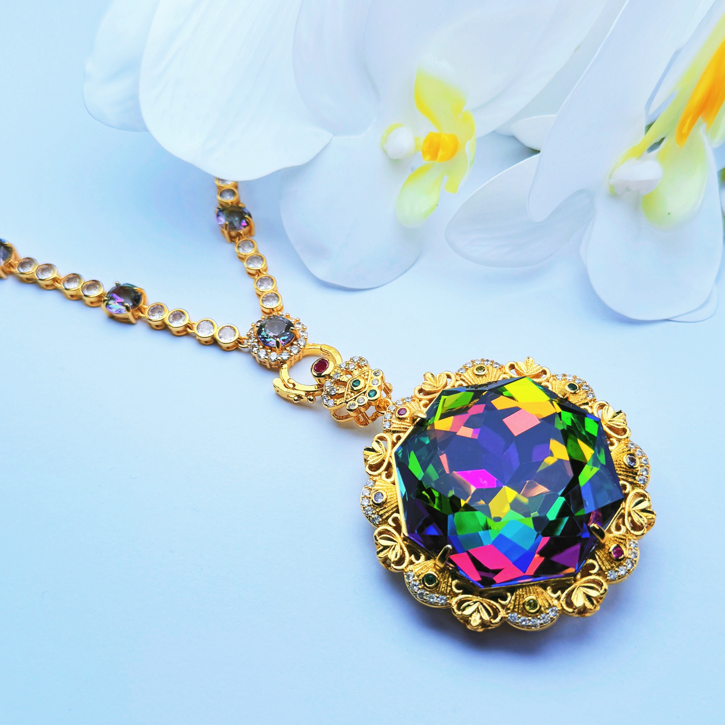 K-B187-天福高端精美时尚款男女通带吊坠多样性发其一