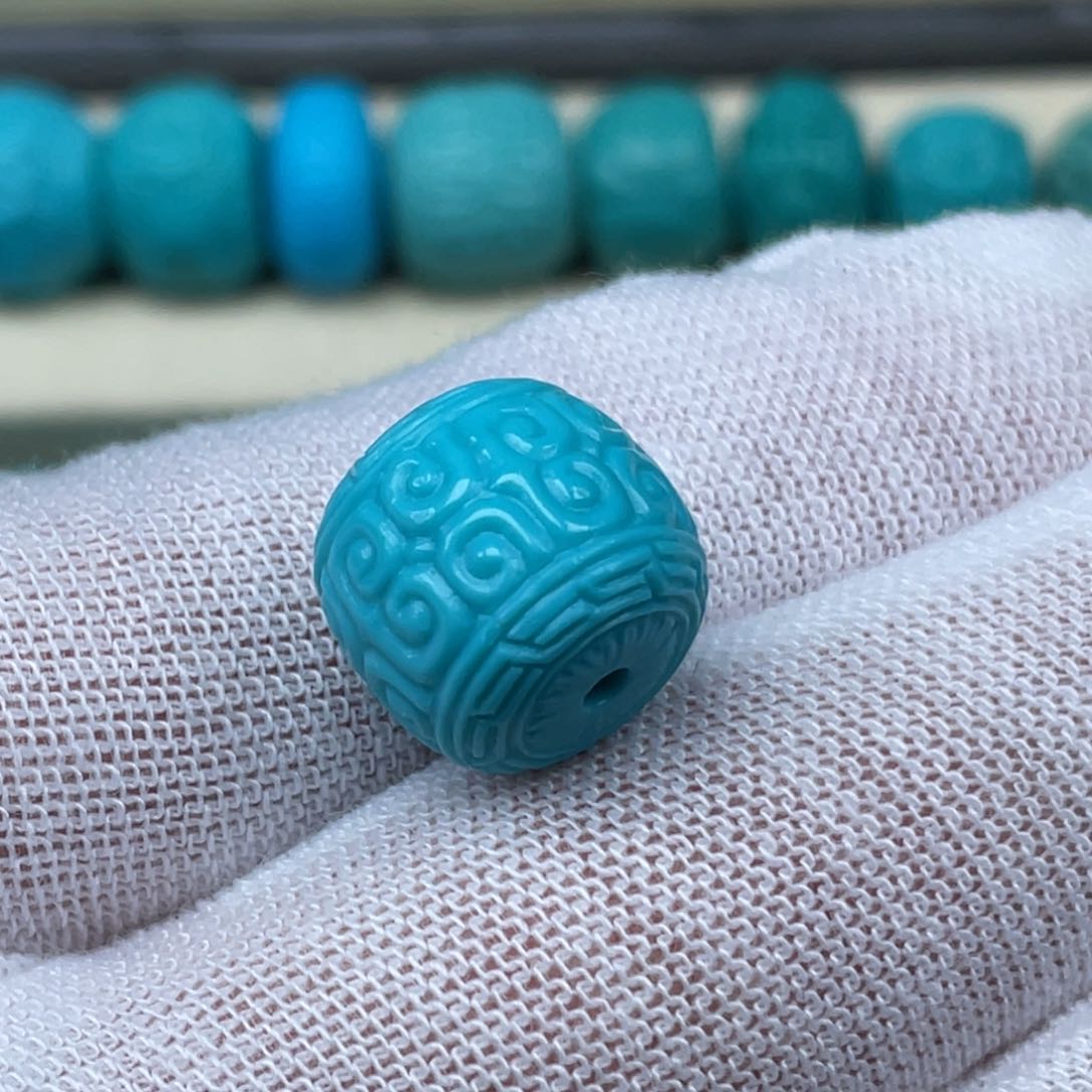 绿松石挂件未镶嵌13✖️12mm