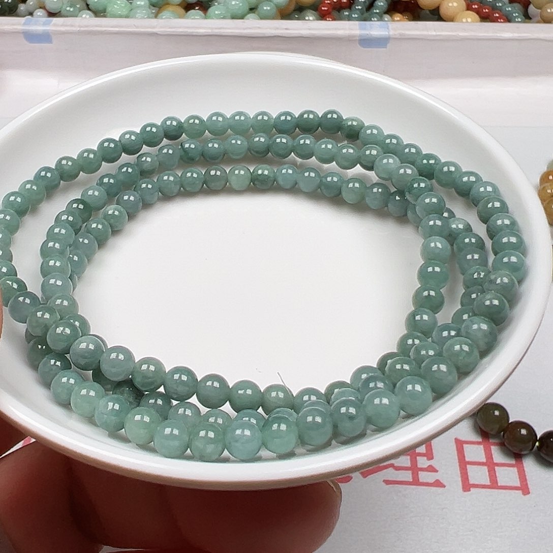 翡翠手链未镶嵌用****》货主老华