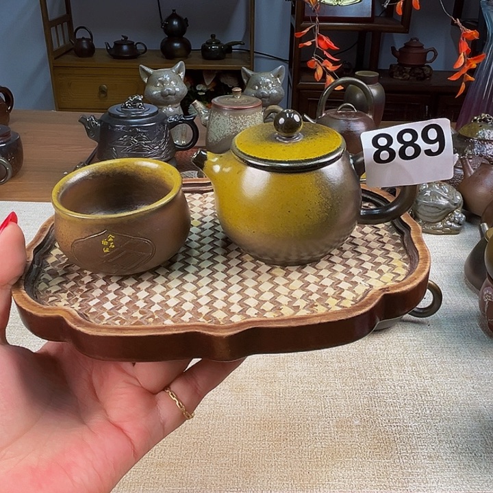 柴燒壺泡茶香柴燒壺
