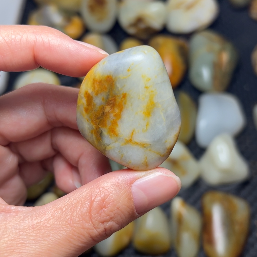 和田玉未镶嵌挂件A58