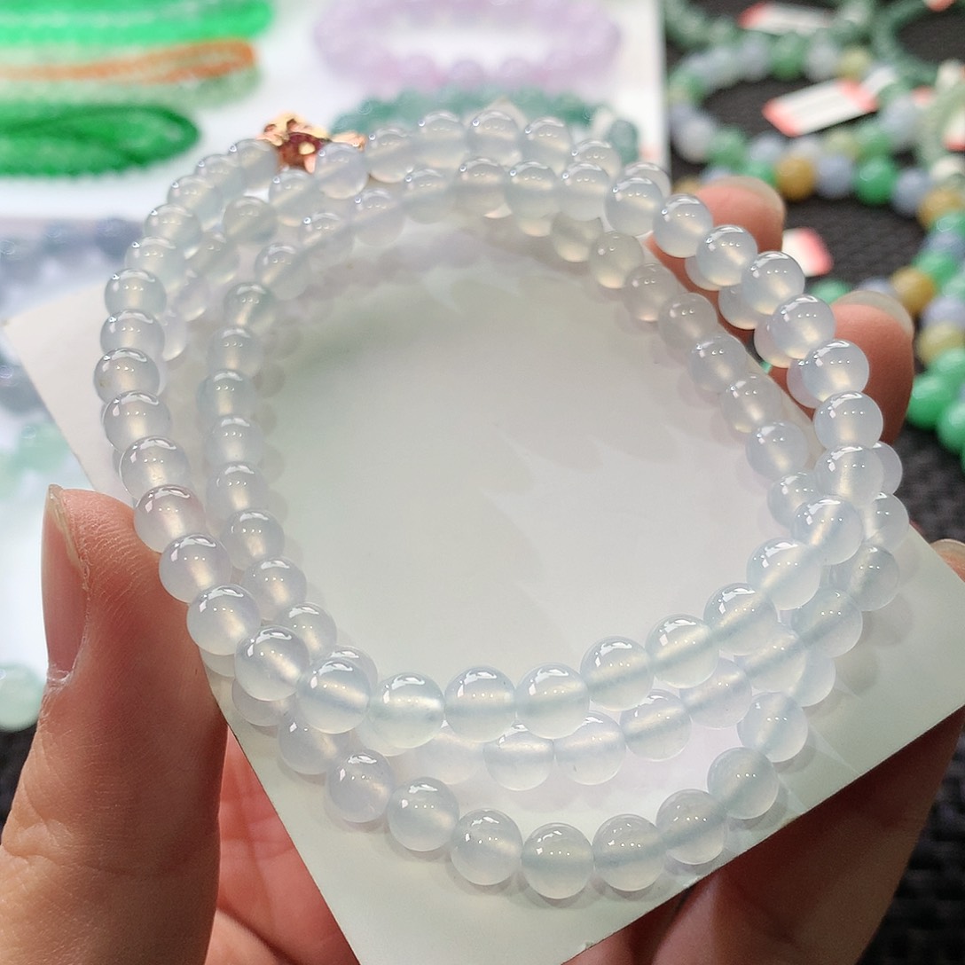 翡翠手链未镶嵌翡翠