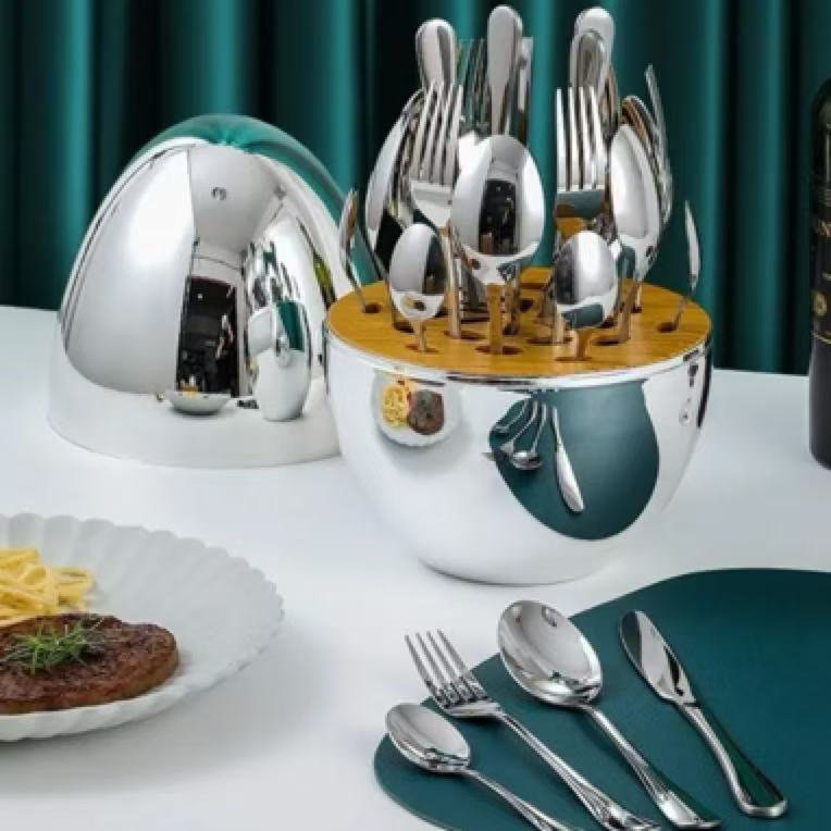 家用餐具24件套加厚居家百货f35