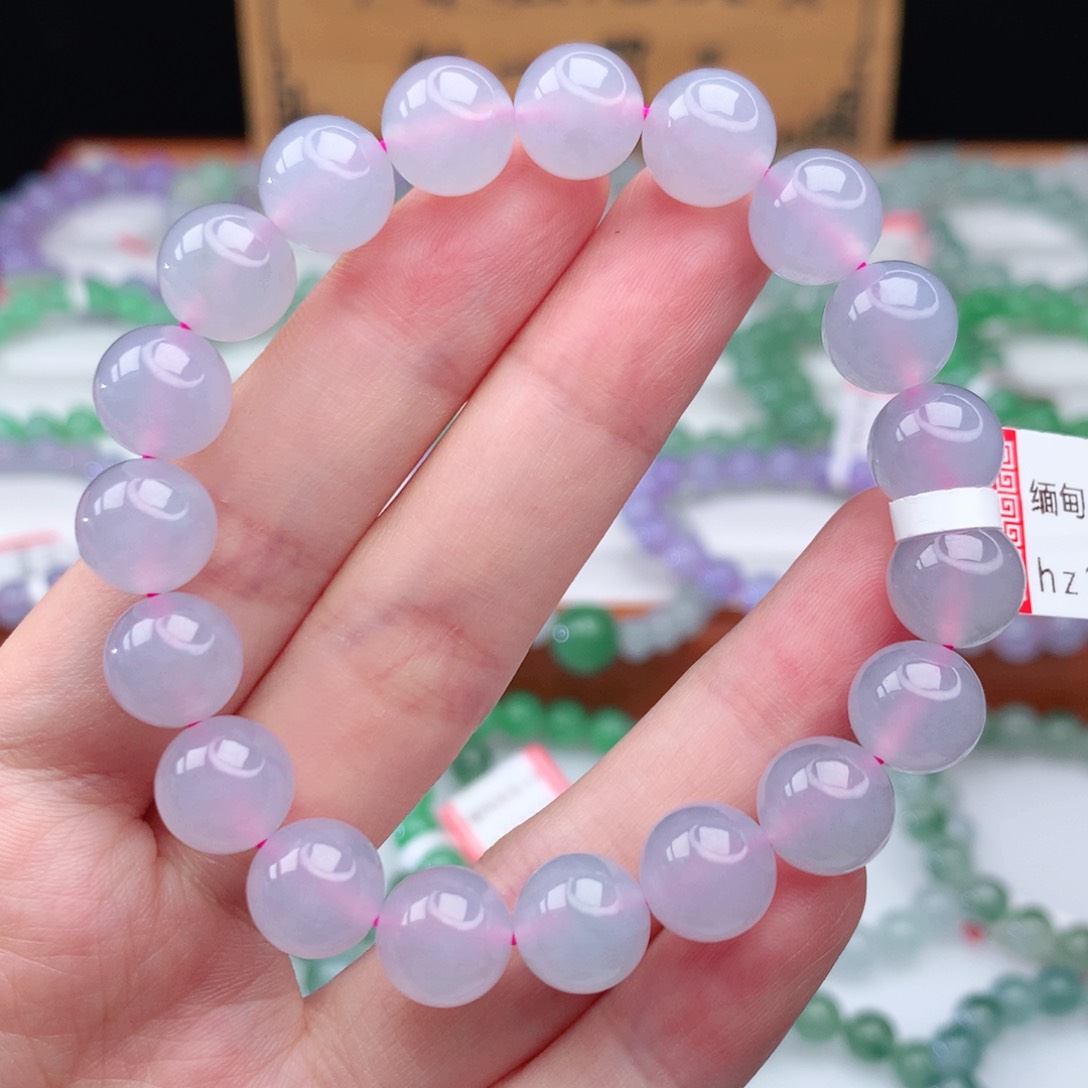 翡翠手链未镶嵌小****翡翠10mm