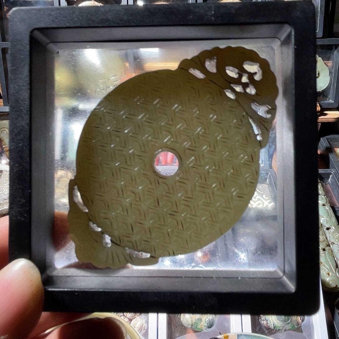 有机玻璃工艺品平安扣摆件