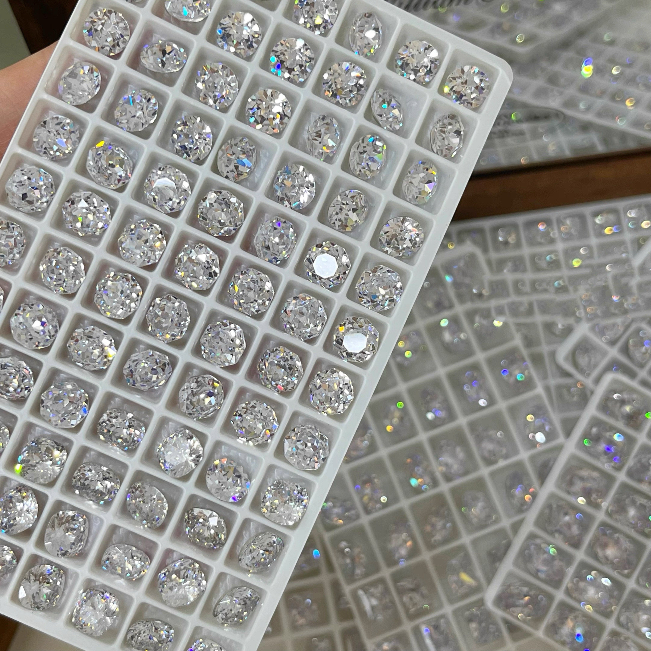 【1-30】华子 东洲 梧州 K9水晶 5A锆石超闪透亮钻