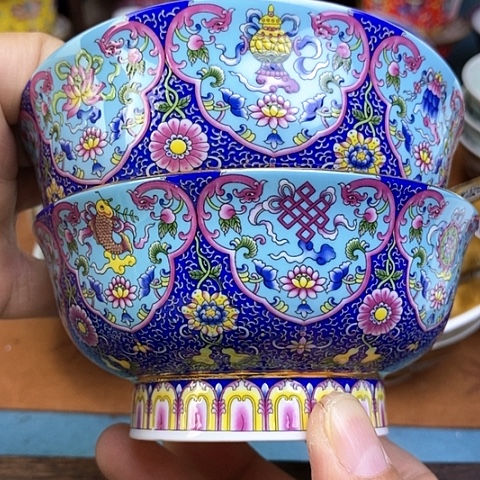 景德镇陶瓷藏式茶碗
