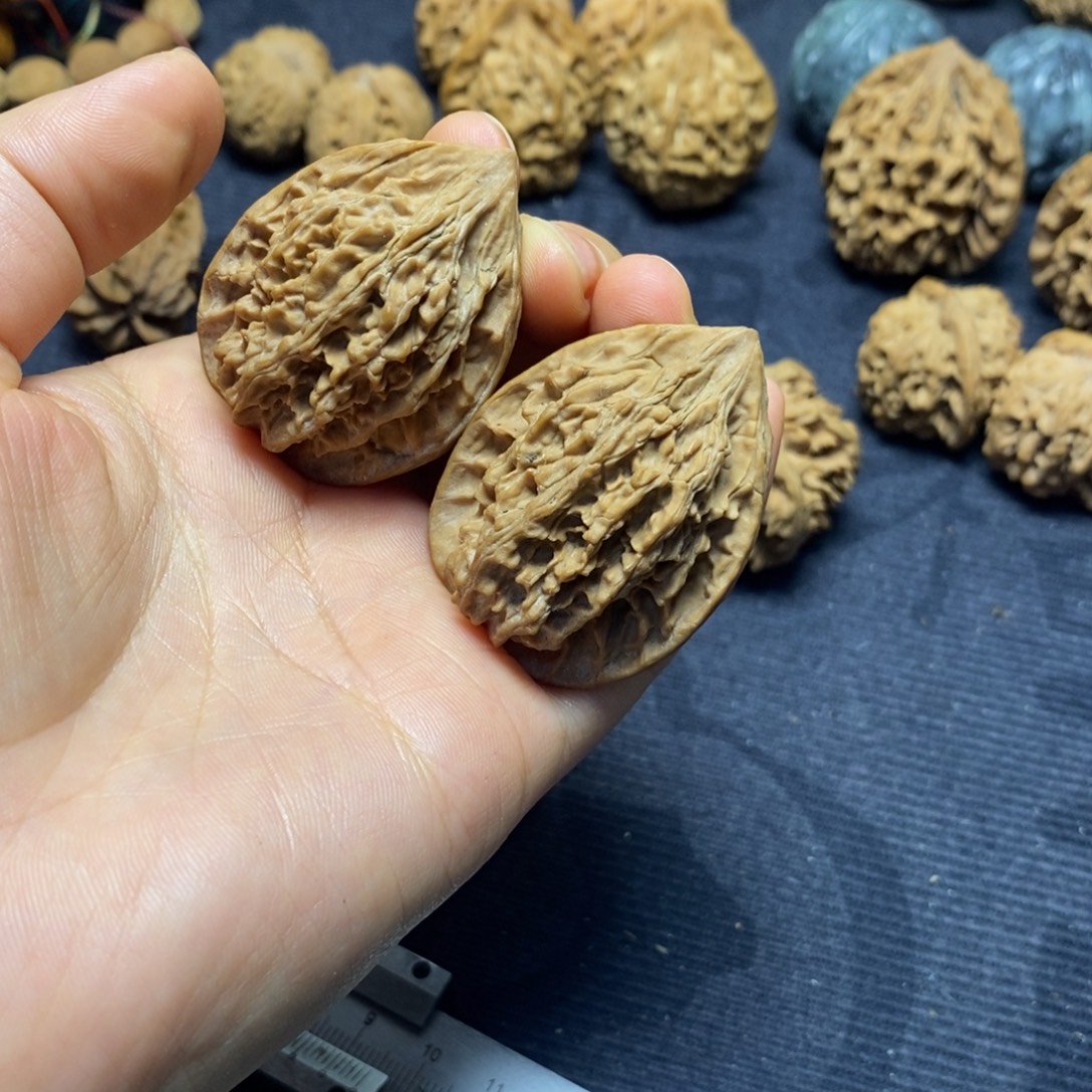 吊坠文玩核桃鸡心35