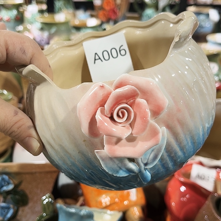 瓷片花盆多肉植物福利