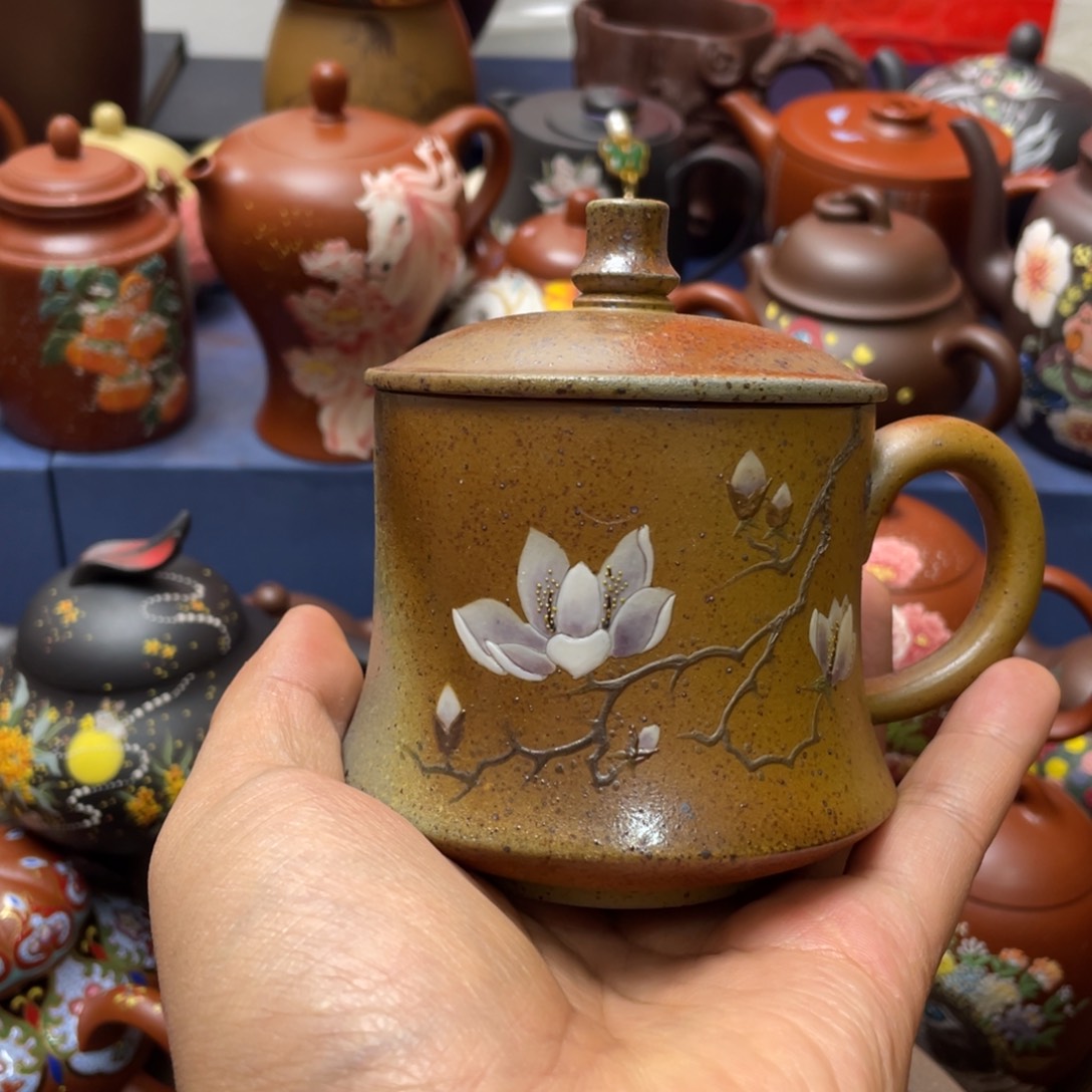 紫砂茶杯紫砂主人杯200cc