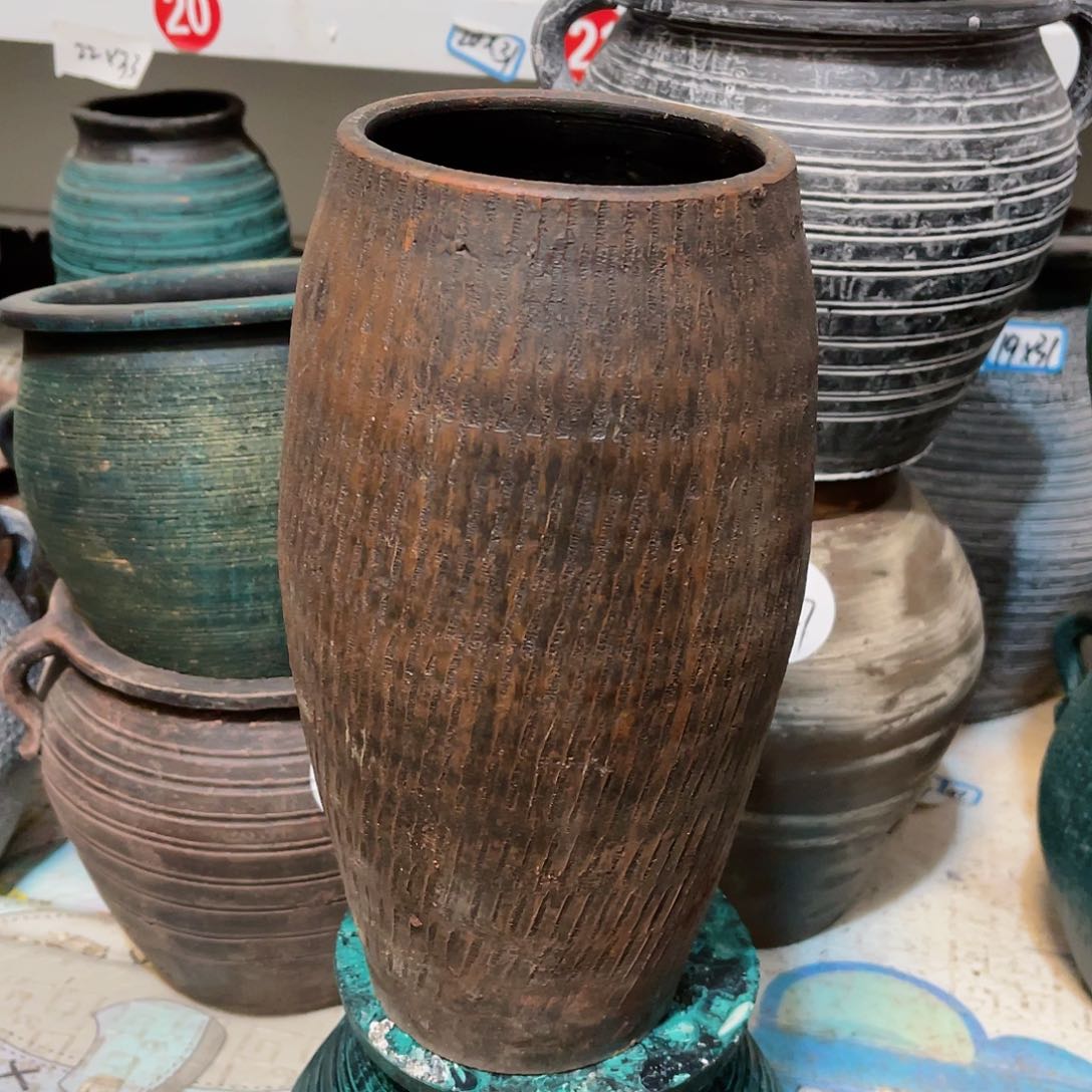 红陶无孔口径10高度28