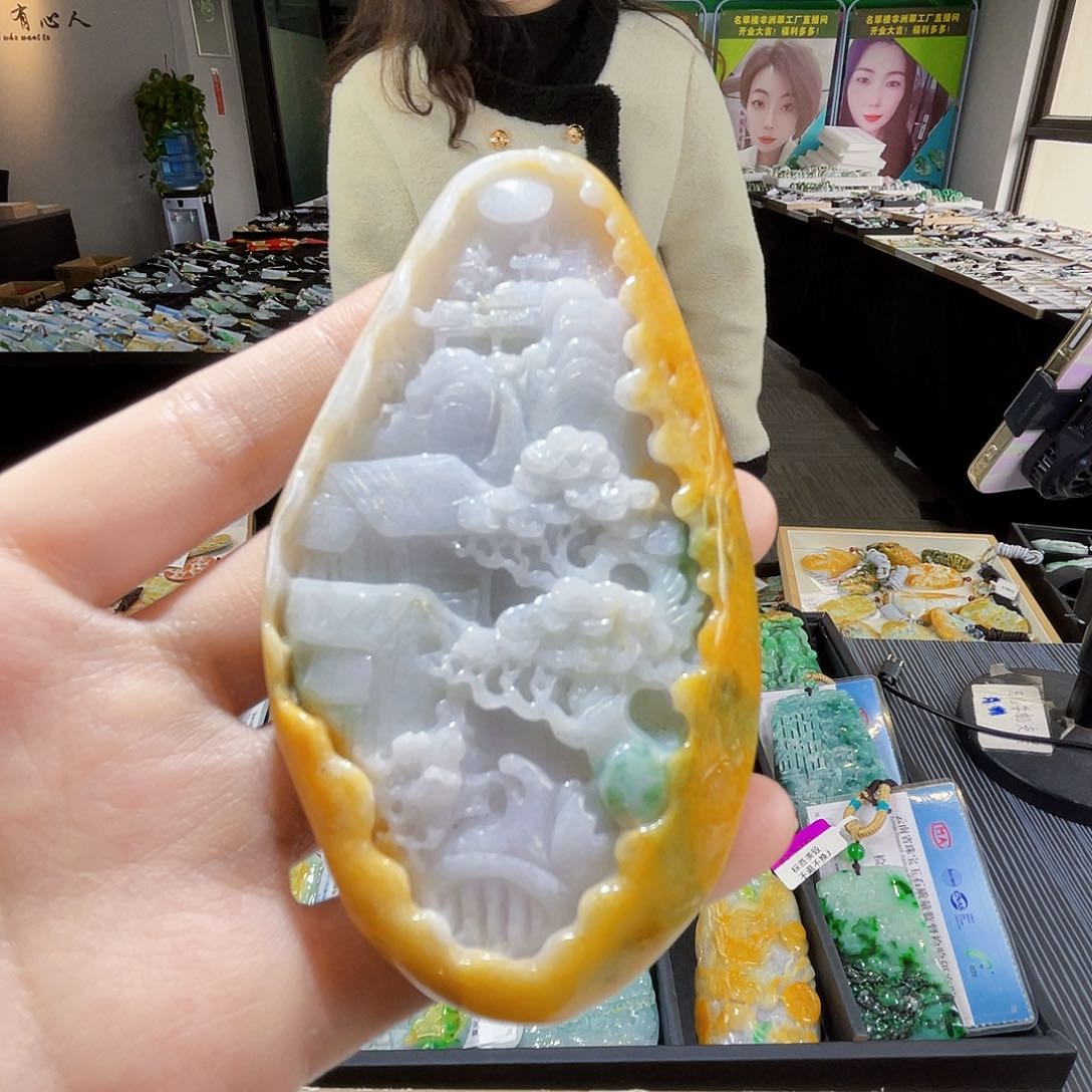 颈饰未镶嵌翡翠翡翠