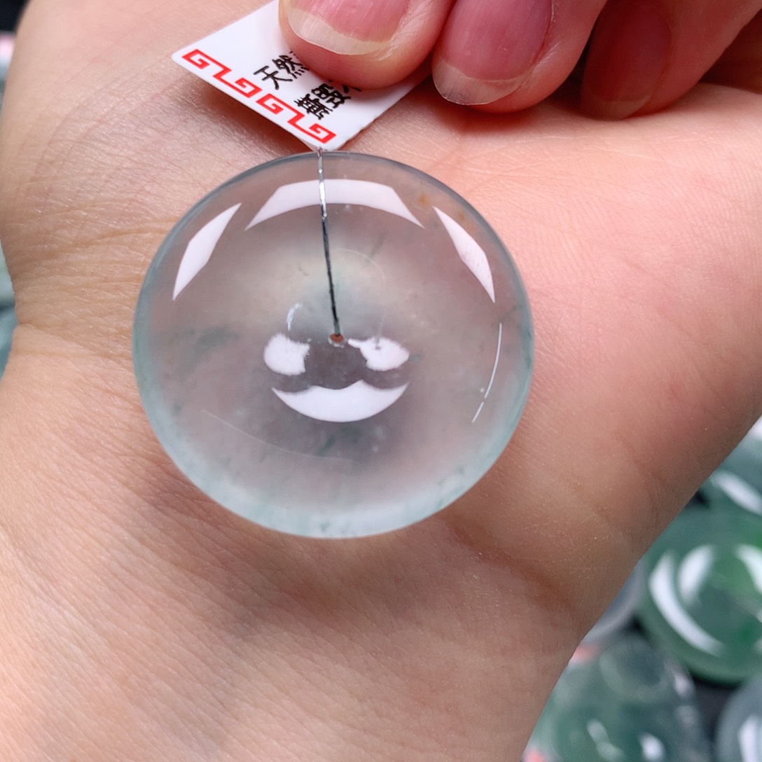 翡翠未镶嵌颈饰b****b天然翡翠