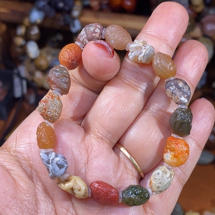 玛瑙/玉髓珠宝半成品未镶嵌