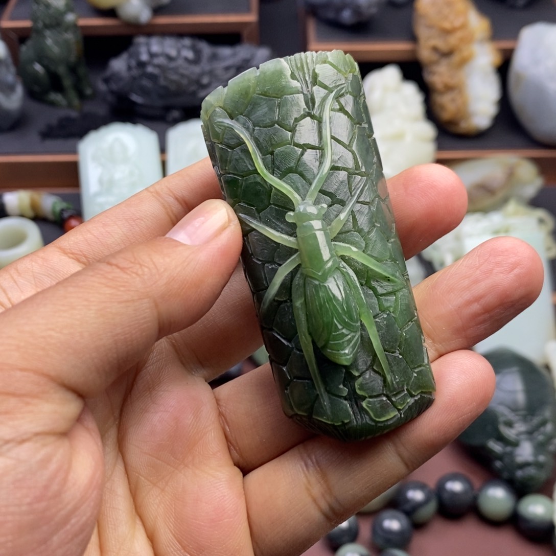 和田玉未镶嵌挂件